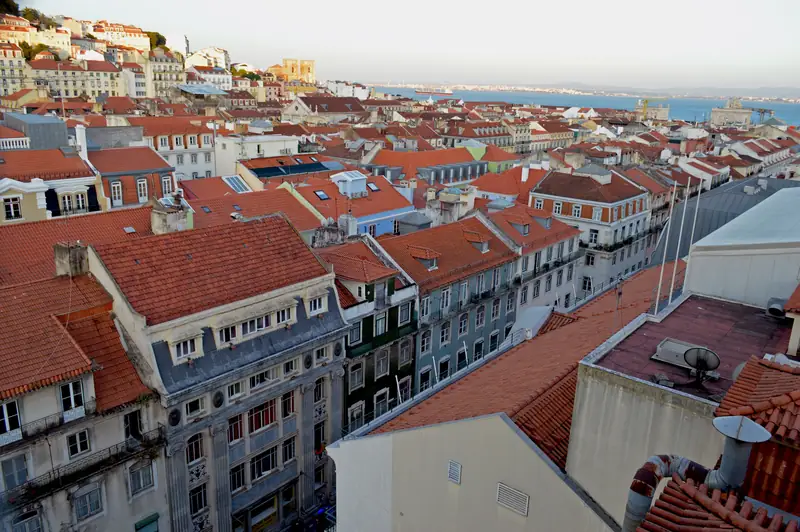 Telhados da Baixa de Lisboa